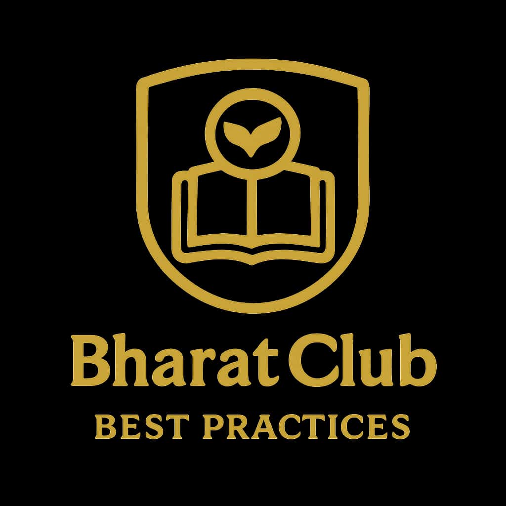 A badge representing best practices for Bharat Club login assistance.