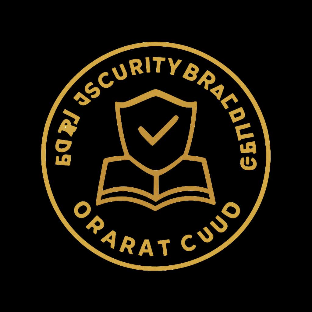 A badge illustrating security practices for Bharat Club.