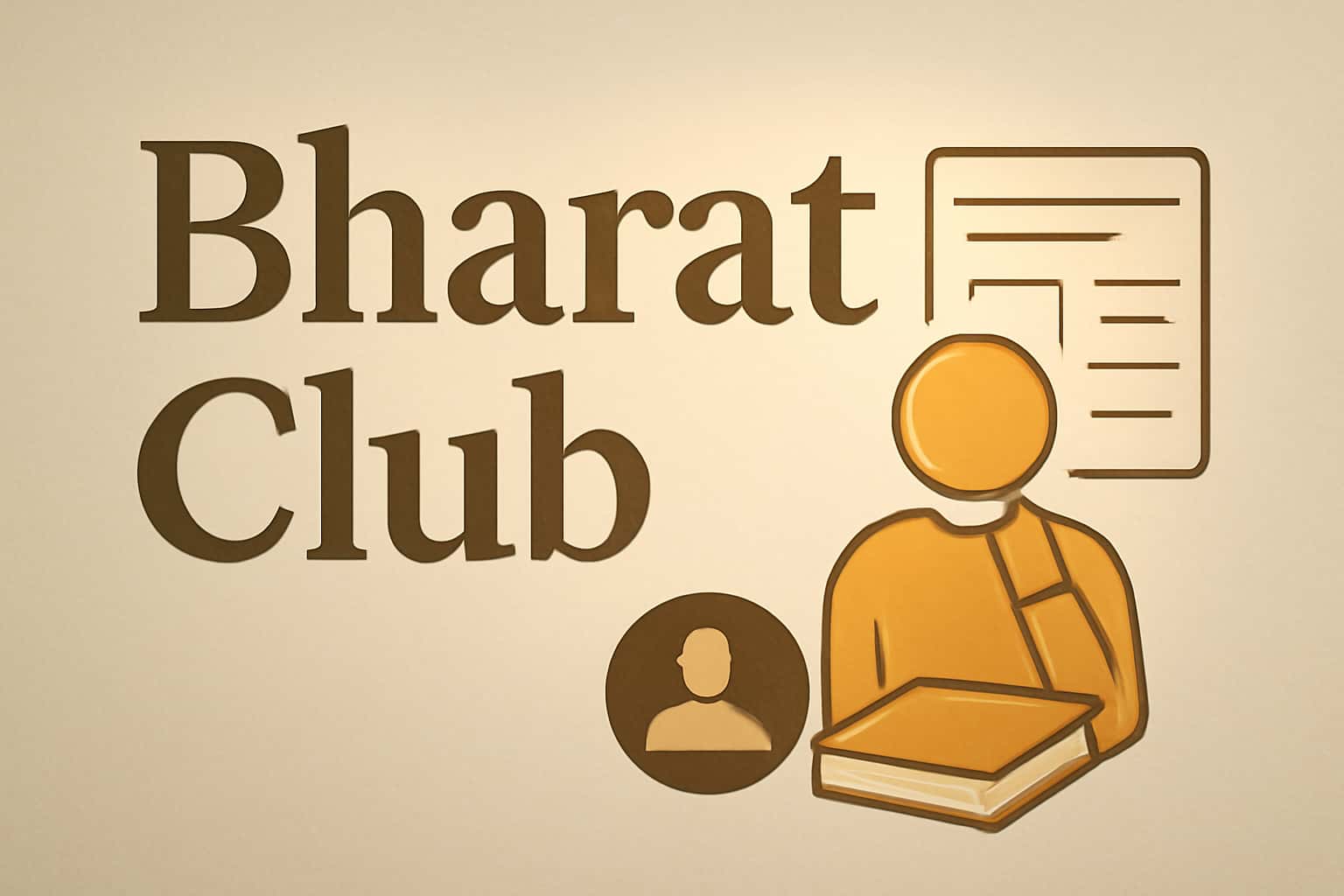 An informative representation of the Bharat Club Feature Guide.