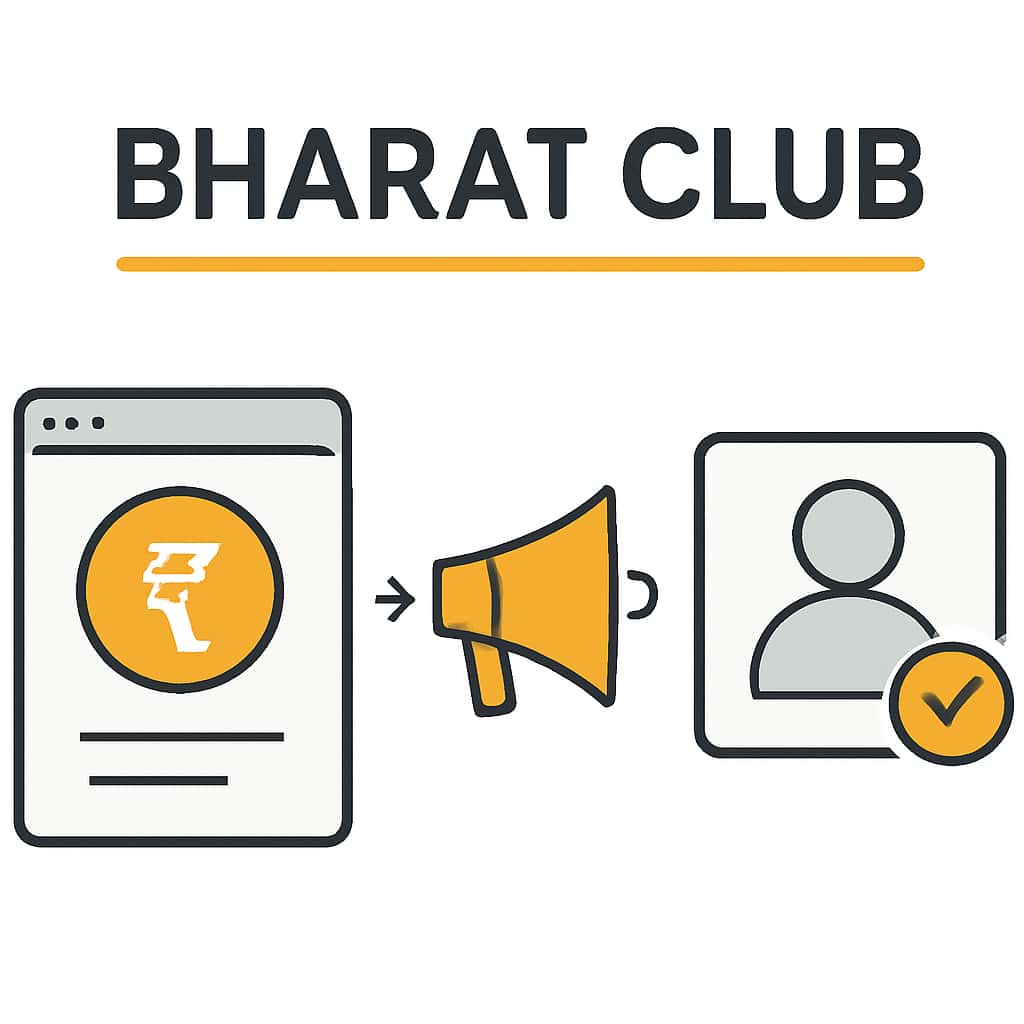 An educational diagram related to Bharat Club features.
