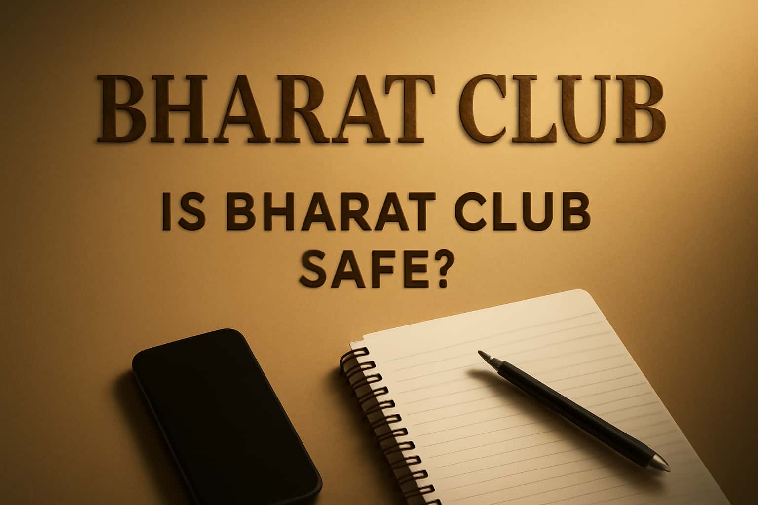 An informative scene depicting safety features related to Bharat Club.