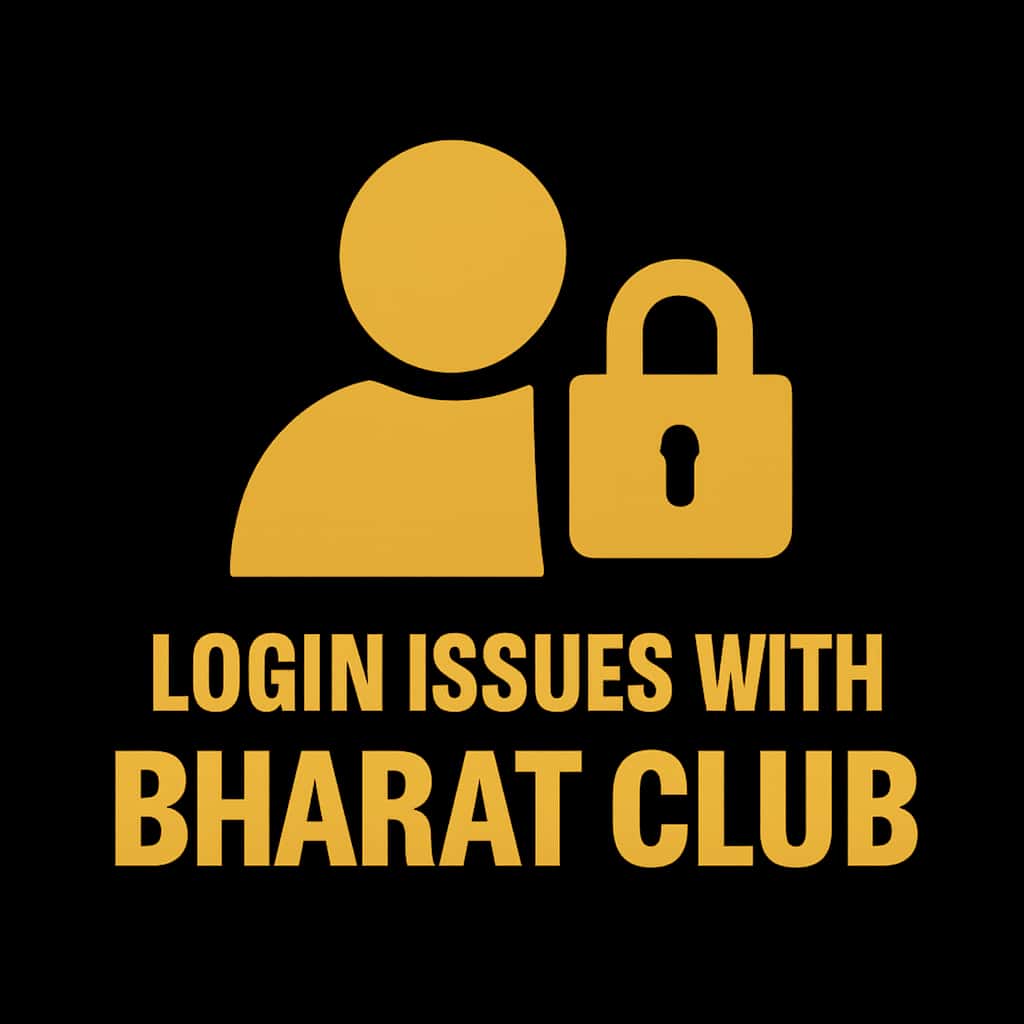A badge symbolizing login assistance for Bharat Club users.
