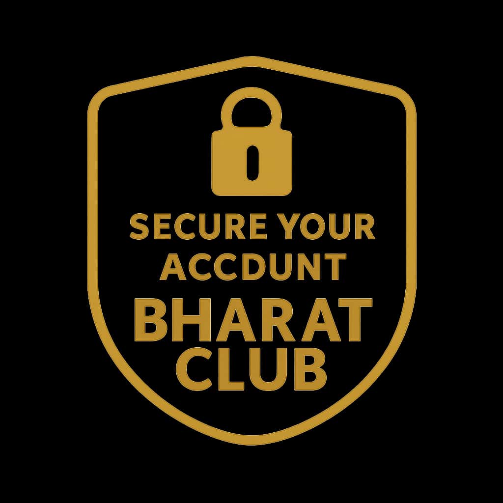 An icon symbolizing account security for Bharat Club.