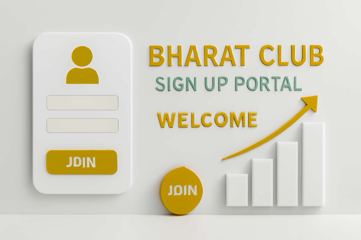 Bharat Club Sign Up Portal Interface